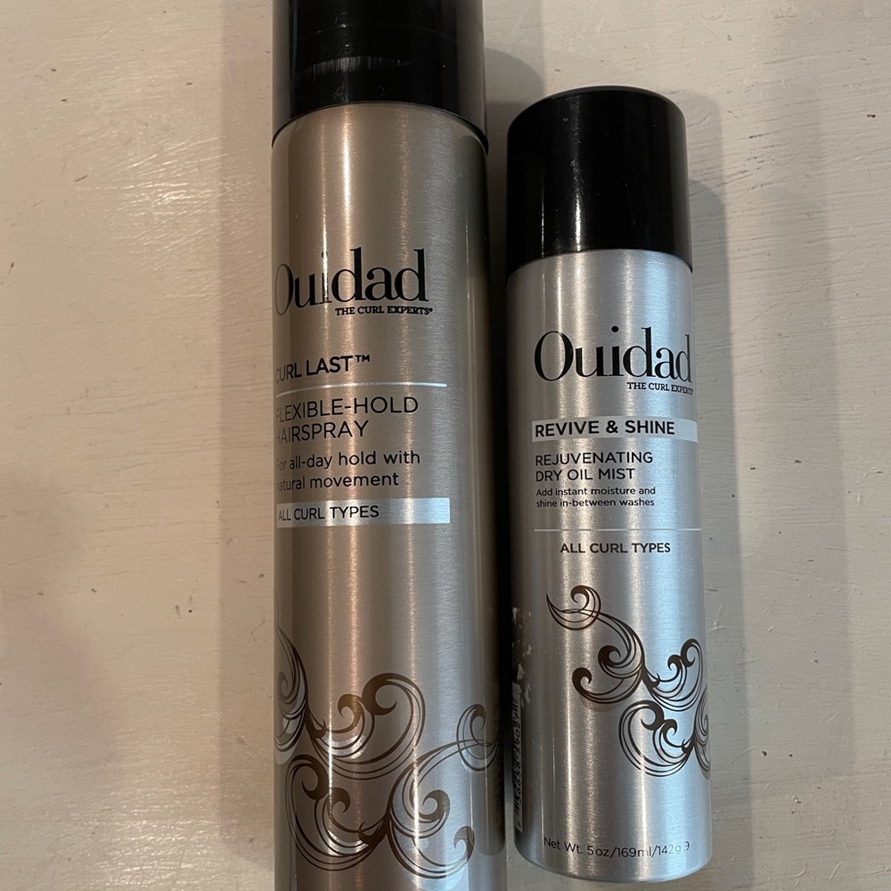 Ouidad Silver Flexible-Hold Hairspray and Rejuvenating Dry Oil Mist